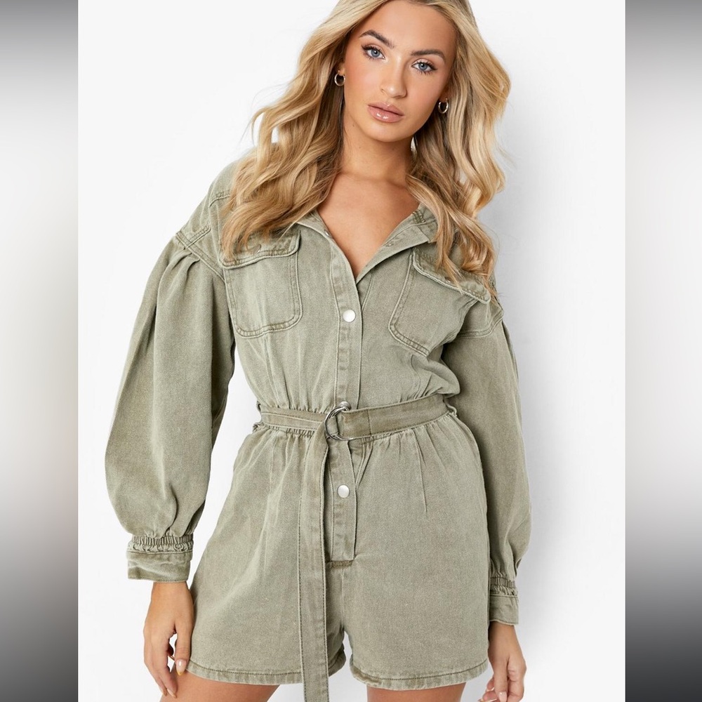 Brand New Denim Romper